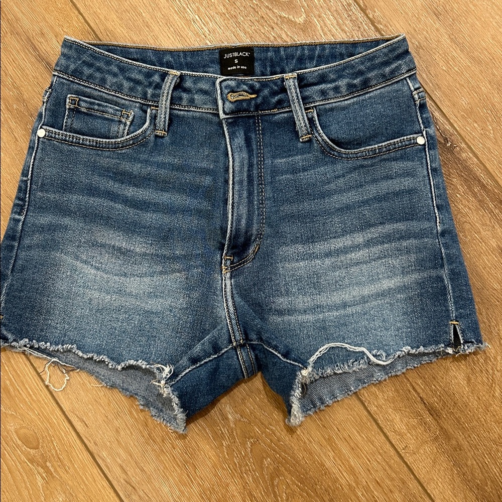 Just Black Denim Shorts
